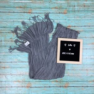 World Market gray scarf